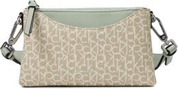 Сумка кросс-боди Calvin Klein Chrome Signature Crossbody, цвет Khaki/Vanilla/White/Desert Sage 9941819 | khaki/vanilla/white/desert sage