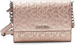 Сумка кросс-боди Calvin Klein Key Item Signature Crossbody, цвет Rosewood 9914213 | rosewood