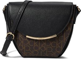 Сумка кросс-боди Calvin Klein Nina Signature Crossbody, цвет Brown/Khaki/Black 9941815 | brown/khaki/black