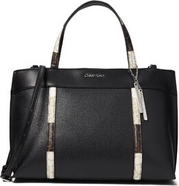 Сумка Calvin Klein Gillian Tailored Satchel, черный 9941829 | black