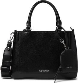 Сумка Calvin Klein Sanya Casual Satchel, цвет Black/Silver 9941830 | black/silver