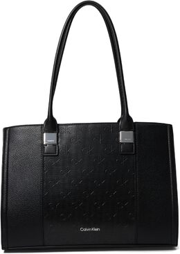 Сумка-тоут Calvin Klein Deesha Signature Tote, черный 9970977 | black