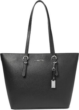 Сумка-тоут Calvin Klein Serafina Tailored Tote, цвет Black/Silver 9914204 | black/silver