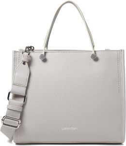 Сумка-тоут Calvin Klein Sahar Casual Tote, цвет Dove/White 9941843 | dove/white