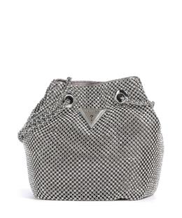 Сумка через плечо zalina полиэстер, алюминий Guess, серебряный hwry9350750-sil | silber