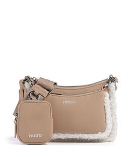 Сумка через плечо bel из переработанного полиуретана. Hugo, бежевый 50529328-292 | beige