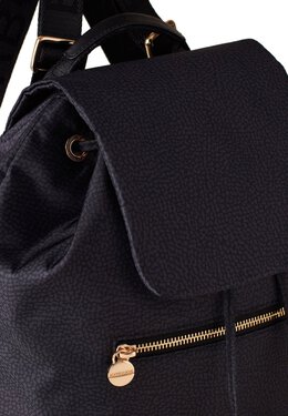 Рюкзак MEDIUM Borbonese, черный b5b51q005-q11 | dark black