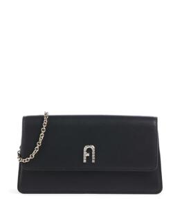 Миниатюрная сумка через плечо diamante из мелкозернистой кожи Furla, черный we00568-ax0733s-o6000 | schwarz