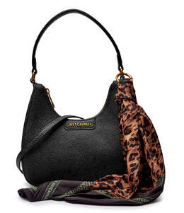 Сумка-хобо Just Cavalli + foulard, черный ca245w00001789900os | nero