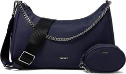 Сумка DKNY Caelynn Large Pouchette, цвет Indigo/Silver 9945779 | indigo/silver