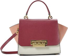 Сумка кросс-боди Zac Posen Eartha Top-Handle Crossbody - Color-Block, цвет Cabernet 9689303 | cabernet