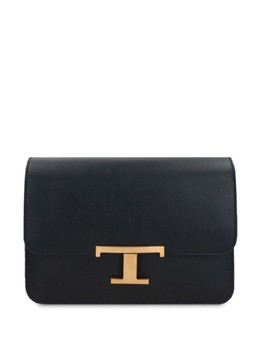 Tod's сумка через плечо из натуральной кожи mini T, черный xbwtttc0100ror | черный