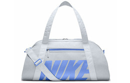 Nike Спортивная и фитнес-сумка из полиэстера, сумка через плечо, дамская сумочка, дорожная сумка, обычная, унисекс, цвет "Carolina Blue And White" ba5490-043