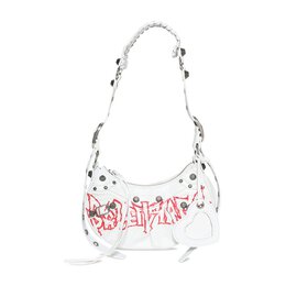 Сумка через плечо Balenciaga Le Cagole Shoulder Bag, цвет Optic White 671309 2aaxe 9066 | optic white