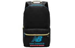 New Balance Тканевый рюкзак для ноутбука, стандартный, унисекс, черный, синий jabl1634-bm | black blue