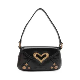 Сумка на плечо из натуральной кожи Baby наплак Pinko, черный pi241w00016273900os | nero