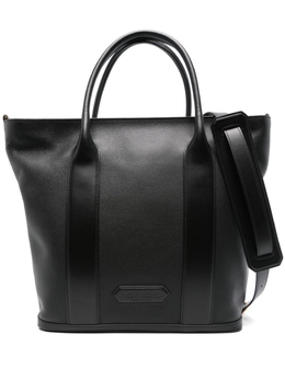Tom Ford сумка-тоут с нашивкой-логотипом, черный h0609lcl213g | черный