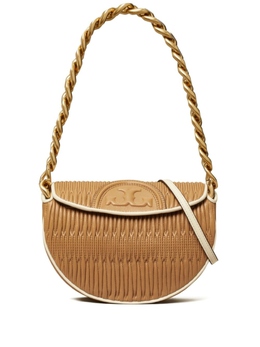 Tory Burch мини-сумка Fleming в форме полумесяца, коричневый 158474200 | коричневый