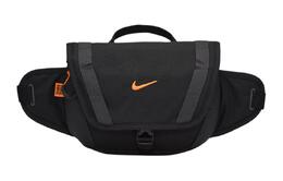 Nike Тканевая поясная сумка унисекс, обычная, черная, угольного цвета, голландский оранжевый dj9681-011 | black & coal black & dutch orange