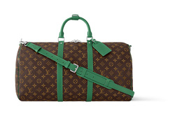 Сумка дорожная Louis Vuitton мужская, коричневый / зеленый m46774 | basic set (bag and dust bag)