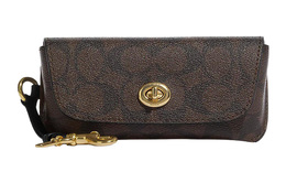 Женский чехол для солнцезащитных очков Coach, сумка для очков, Dark Brown 73639-imaa8 | dark brown
