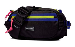 Converse Поясная сумка Transition Sling из полиэстера, обычная, унисекс, черная и разноцветная 10022098-a05 | black multicolor