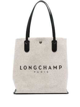 Сумка-тоут Longchamp из канваса с логотипом, нейтральный цвет 10090hsg037 | нейтральный цвет