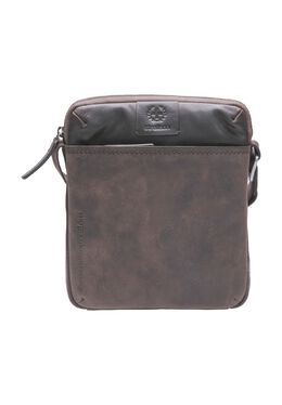Сумка через плечо Brick Lane Marcus, кожа, эмблема, однотонная, мужская Strellson, цвет Darkbrown 4053533952212 | darkbrown