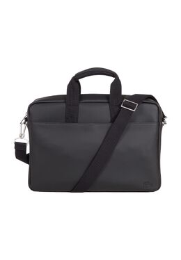 Сумка для ноутбука, молния, искусственная кожа Lacoste, черный 3617070138501 | black