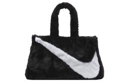 Nike Спортивная сумка-тоут из искусственного меха 10 л, черная fb3050-010 | black & white