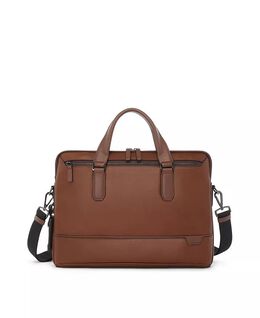 Мужская узкая кожаная сумка Harrison Sycamore Tumi, коричневый 17422906 | cognac