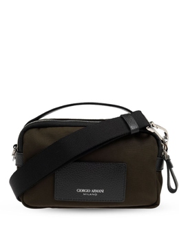 Giorgio Armani сумка-тоут с нашивкой-логотипом, коричневый y2r693y752e | коричневый