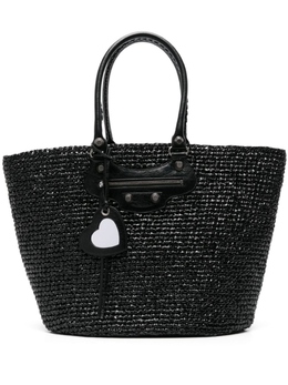 Большая сумка-тоут Balenciaga Le Cagole Panier, черный 7861892aa19 | черный