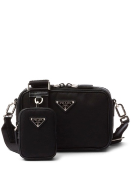 Prada сумка-мессенджер Brique с логотипом, черный 2vh070vxmp2dmh | черный