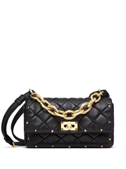 Valentino Garavani сумка на плечо Rockstud Spike, черный wb0q04igx | черный