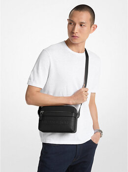 Сумка Michael Kors Hudson Pebbled Leather Utility Crossbody, черный 33t4lhdc5l | black
