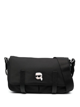 Karl Lagerfeld сумка на плечо с нашивкой Ikonik Karl, черный 230w3047 | черный