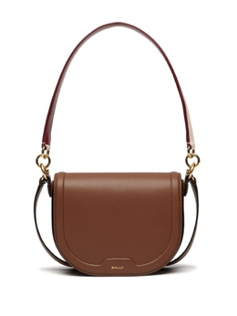 Bally кожаная сумка через плечо с логотипом, коричневый wac02uvt607 | коричневый
