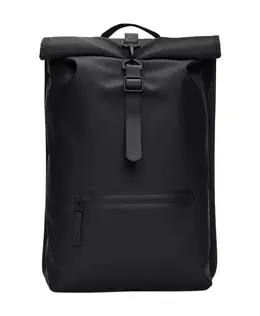 Рюкзак R с откидной крышкой w3 01 e сумка Rains, черный ra13320-black | schwarz