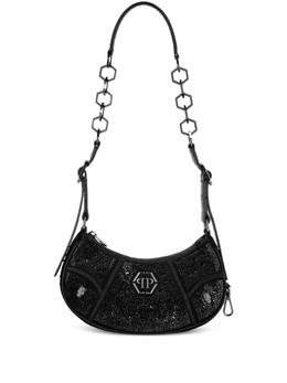 Philipp Plein сумка на плечо с кристаллами, черный fadawba1986ple010n | черный