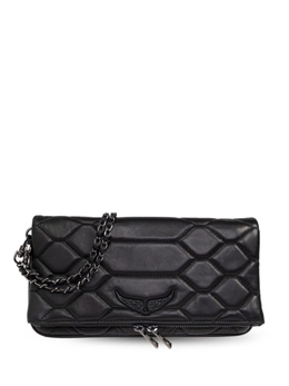 Zadig & Voltaire сумка-клатч Rock Mat Scale, черный lwba02581 | черный