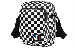 Vans Сумка через плечо из полиэстера, унисекс, черно-белая, в клетку vn0a4uq5j0z | black white plaid