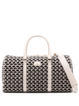 Elisabetta Franchi сумка Weekender с монограммой, черный bsc2820ec | черный
