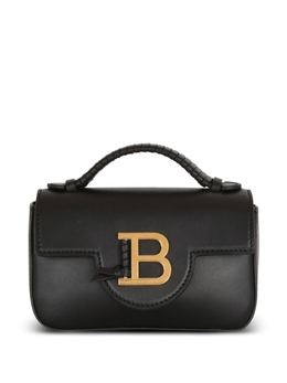 Balmain мини-сумка из кожи с логотипом B-Buzz, черный dn1dg811lave | черный