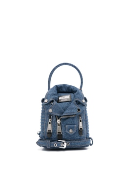 Moschino джинсовый рюкзак, синий a76138218 | синий
