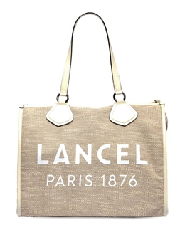 Lancel большая сумка-тоут с логотипом, нейтральный цвет a133105ztu | нейтральный цвет