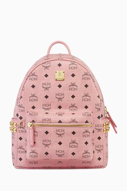 MCM Small Stark Side Studs Backpack in Coated-canvas 217877984_171