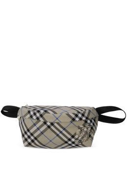 Burberry поясная сумка в клетку Vintage Check, нейтральный цвет 8091781 | нейтральный цвет