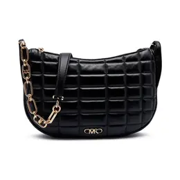 Кожаная сумка через плечо Kendall Michael Kors, черный mk242w00000200100os | nero