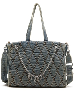 Сумка-шоппер Diesel Charm-D джинсовая стеганая, синий x10014p5570 | синий